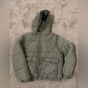 H&M Zip Up Puffer Jacket Woman’s Smaller
